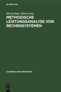 Methodische Leistungsanalyse von Rechensystemen_cover