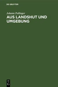 Aus Landshut und Umgebung_cover