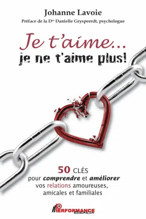 Je t'aime…je ne t'aime plus!