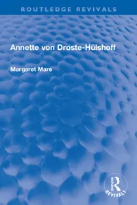 Annette von Droste-Hülshoff_cover