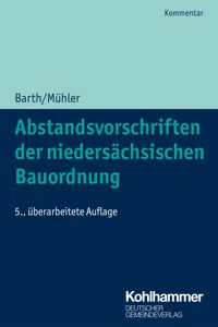 Abstandsvorschriften der niedersächsischen Bauordnung_cover