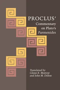 Proclus' Commentary on Plato's Parmenides_cover