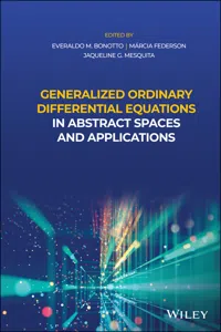 Generalized Ordinary Differential Equations in Abstract Spaces and Applications_cover