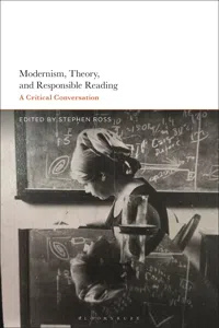 Modernism, Theory, and Responsible Reading_cover