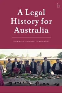A Legal History for Australia_cover