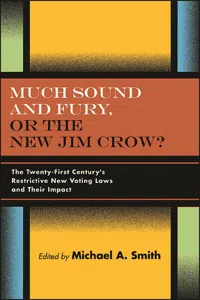 Much Sound and Fury, or the New Jim Crow?_cover