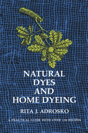 Natural Dyes and Home Dyeing