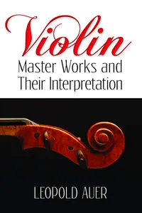 Violin Master Works and Their Interpretation_cover
