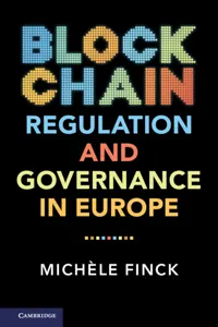 Blockchain Regulation and Governance in Europe_cover