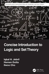 Concise Introduction to Logic and Set Theory_cover