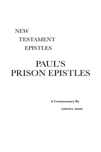 Paul's Prison Epistles_cover