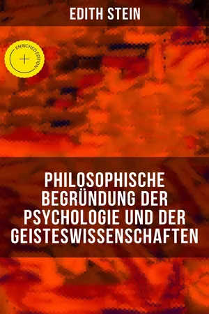 Philosophische Begründung der Psychologie und der Geisteswissenschaften