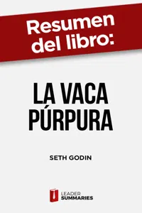 Resumen del libro "La vaca púrpura" de Seth Godin_cover