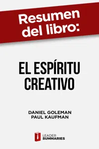 Resumen del libro "El espíritu creativo" de Daniel Goleman_cover