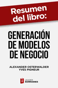 Resumen del libro "Generación de modelos de negocio" de Alexander Osterwalder_cover