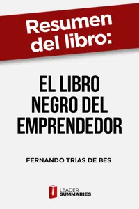 Resumen del libro "El libro negro del emprendedor" de Fernando Trías de Bes_cover