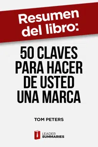 Resumen del libro "50 claves para hacer de usted una marca" de Tom Peters_cover