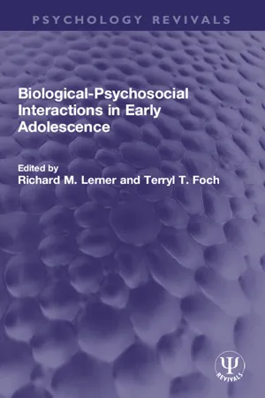 Biological-Psychosocial Interactions in Early Adolescence