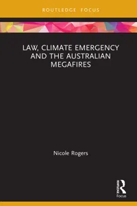 Law, Climate Emergency and the Australian Megafires_cover