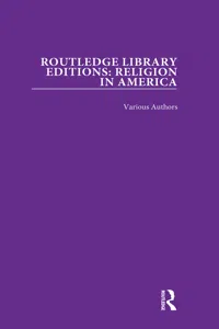 Routledge Library Editions: Religion in America_cover