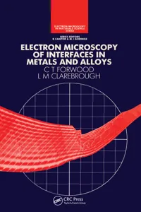 Electron Microscopy of Interfaces in Metals and Alloys_cover