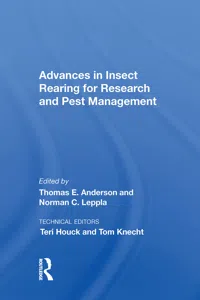 Advances In Insect Rearing For Research And Pest Management_cover