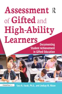 Assessment of Gifted and High-Ability Learners_cover