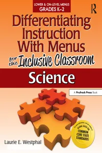 Differentiating Instruction With Menus for the Inclusive Classroom_cover