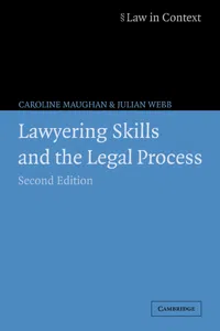 Lawyering Skills and the Legal Process_cover