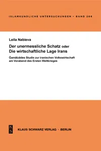 Der unermessliche Schatz oder die wirtschaftliche Lage Irans_cover