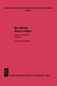 Der Dichter Karaca Oglan_cover