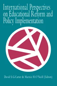 International Perspectives On Educational Reform And Policy Implementation_cover