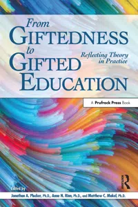 From Giftedness to Gifted Education_cover