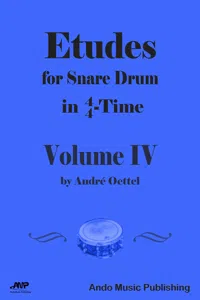 Etudes for Snare Drum in 4/4-Time - Volume 4_cover