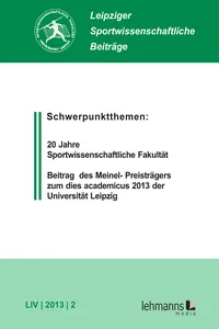 Leipziger Sportwissenschaftliche Beiträge_cover