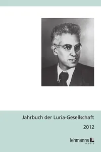 Jahrbuch der Luria-Gesellschaft 2012_cover