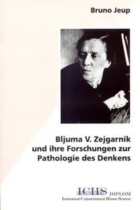 Bljuma V. Zejgarnik und ihre Forschungen zur Pathologie des Denkens_cover