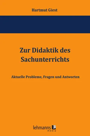 Zur Didaktik des Sachunterrichts