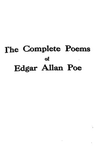 The Complete Poems of Edgar Allan Poe_cover