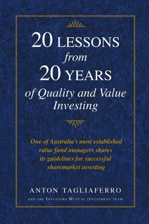 20 LESSONS from 20 YEARS of Quality and Value Investing