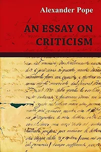 An Essay on Criticism_cover
