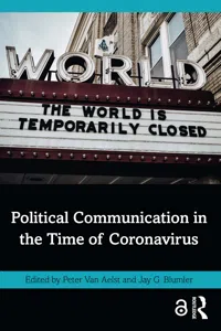 Political Communication in the Time of Coronavirus_cover