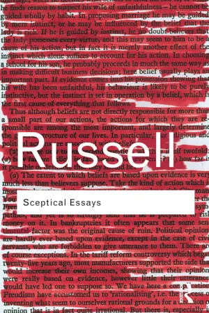 Sceptical Essays