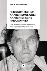 Philosophischer Anarchismus oder anarchistische Philosophie?_cover