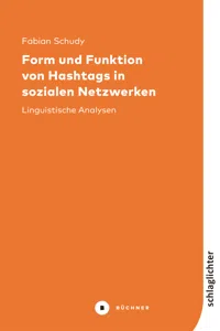 Form und Funktion von Hashtags in sozialen Netzwerken_cover