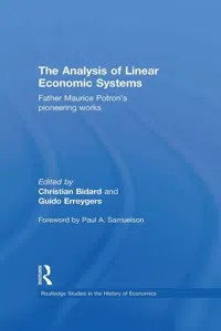 The Analysis of Linear Economic Systems_cover