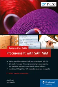 Procurement with SAP MM: Business User Guide_cover