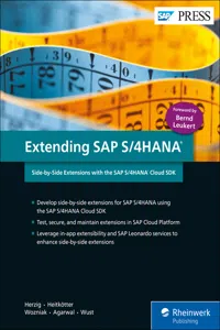 Extending SAP S/4HANA_cover