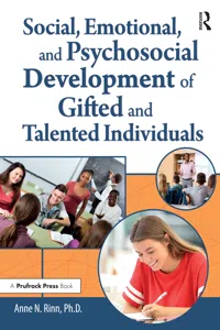 Social, Emotional, and Psychosocial Development of Gifted and Talented Individuals_cover