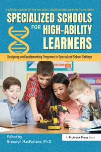 Specialized Schools for High-Ability Learners_cover